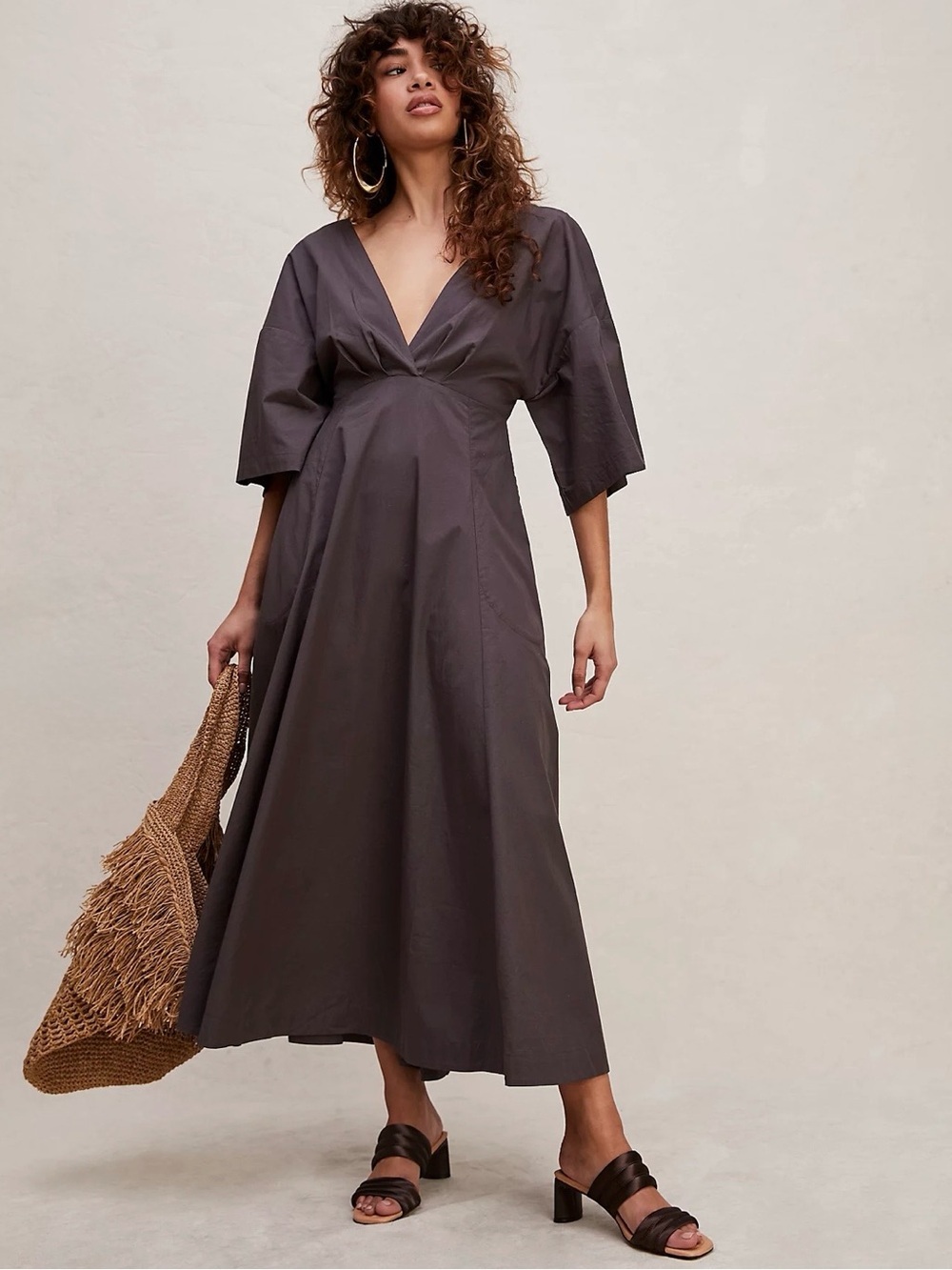 Free People Find Me Here Midi Dress Size M/L - Picture 13 of 13